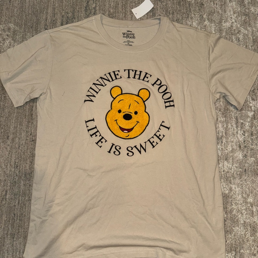 Disney Beige Winnie the Pooh Tee